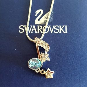 New Swarovski note necklace